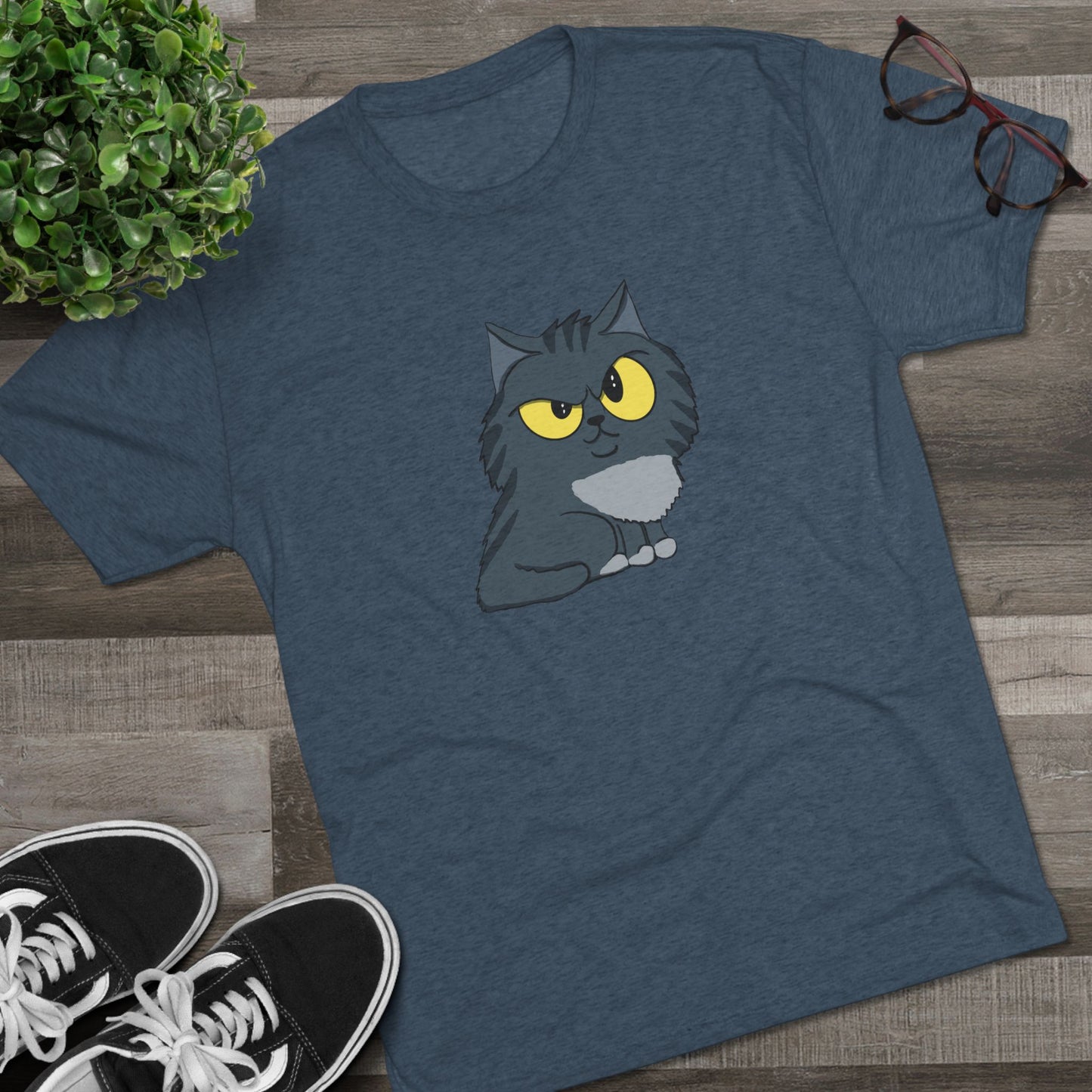 Sus Cat - Men's Triblend Tee - Great Gift for Cat Lovers