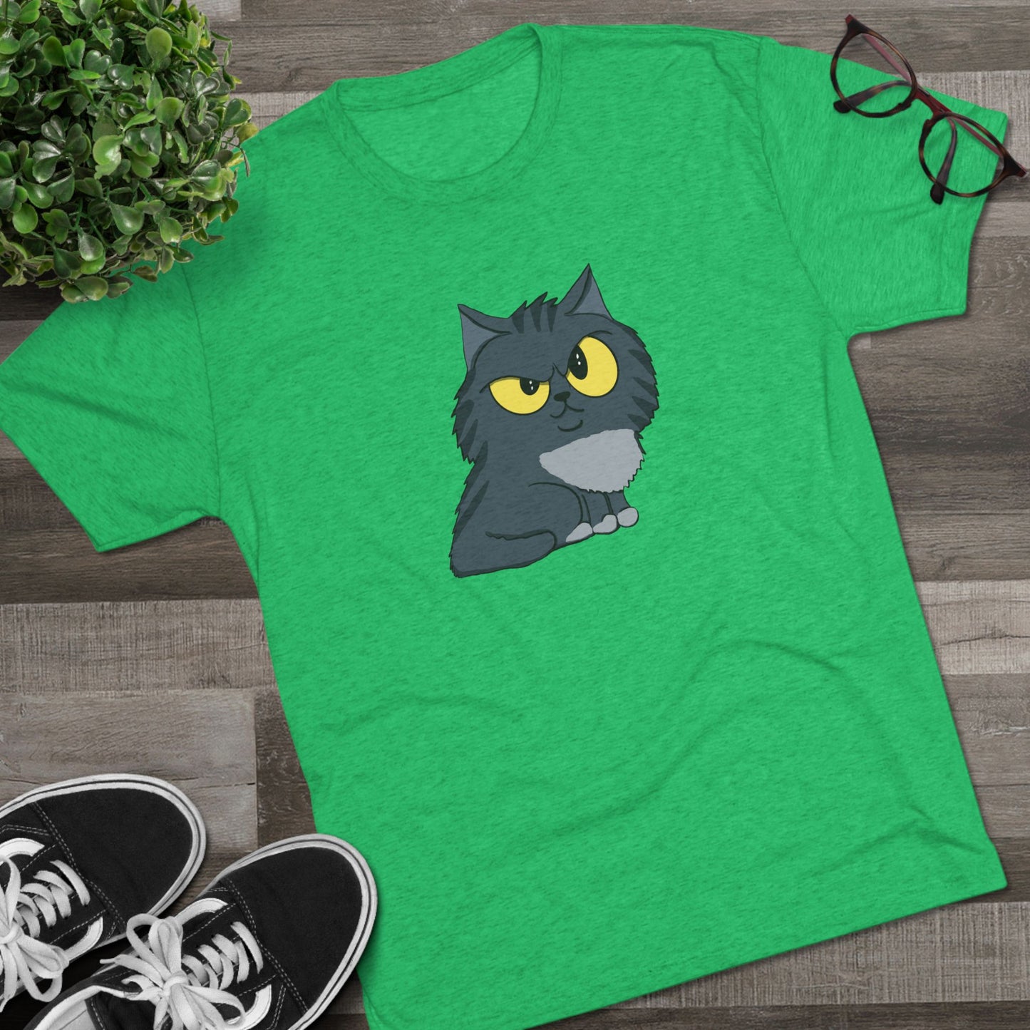 Sus Cat - Men's Triblend Tee - Great Gift for Cat Lovers