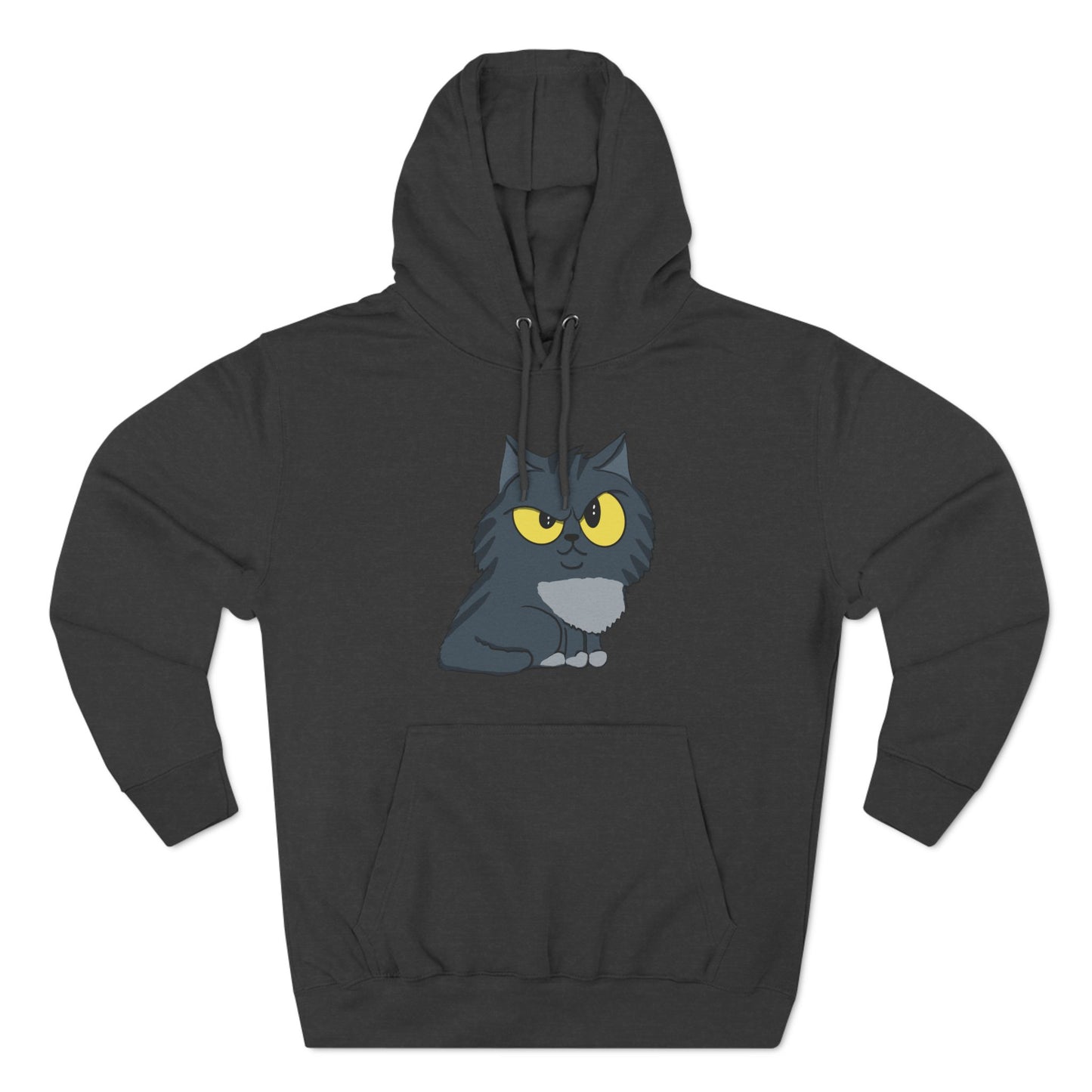 Sus Cat - Three-Panel Fleece Hoodie - Great Gift for Cat Lovers