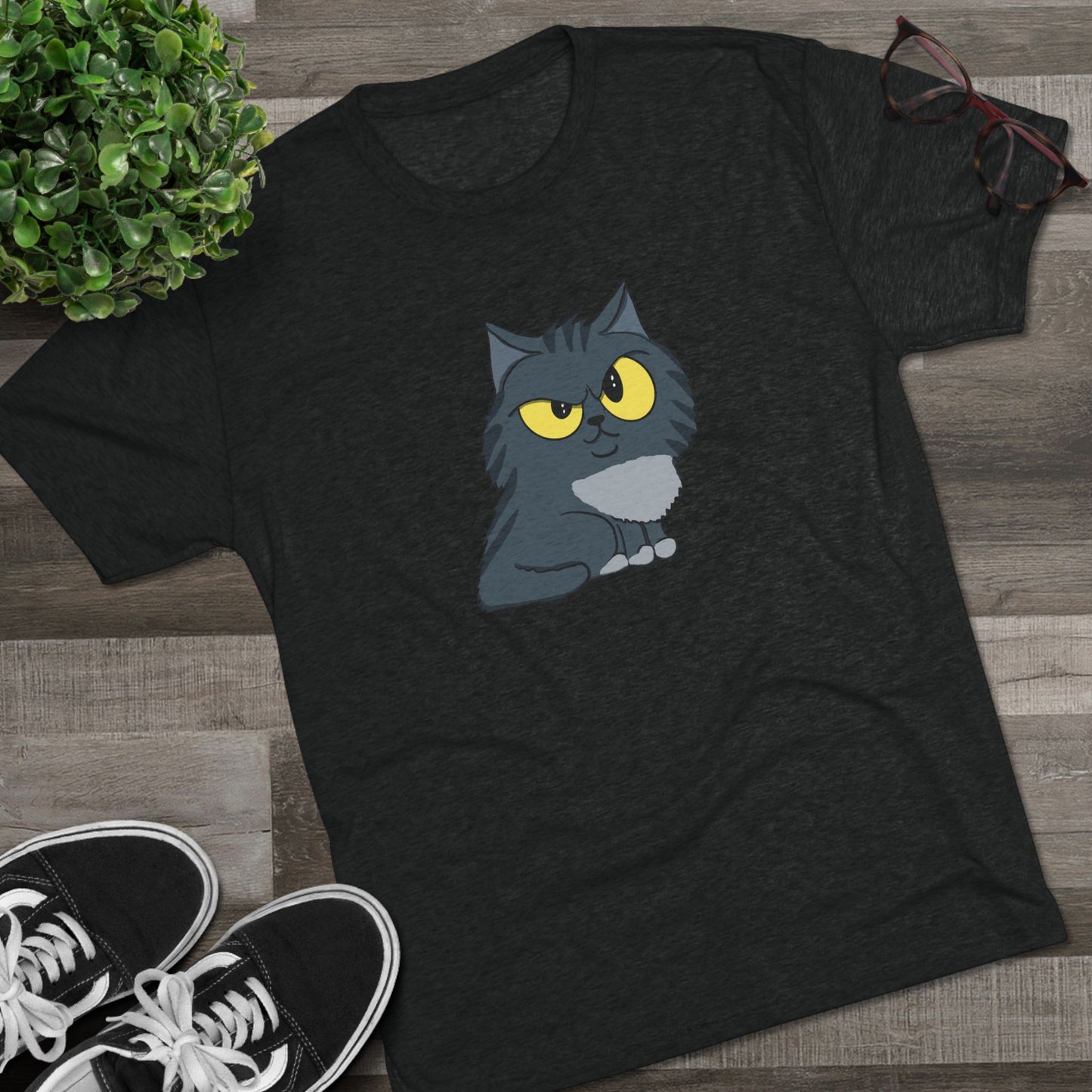 Sus Cat - Men's Triblend Tee - Great Gift for Cat Lovers