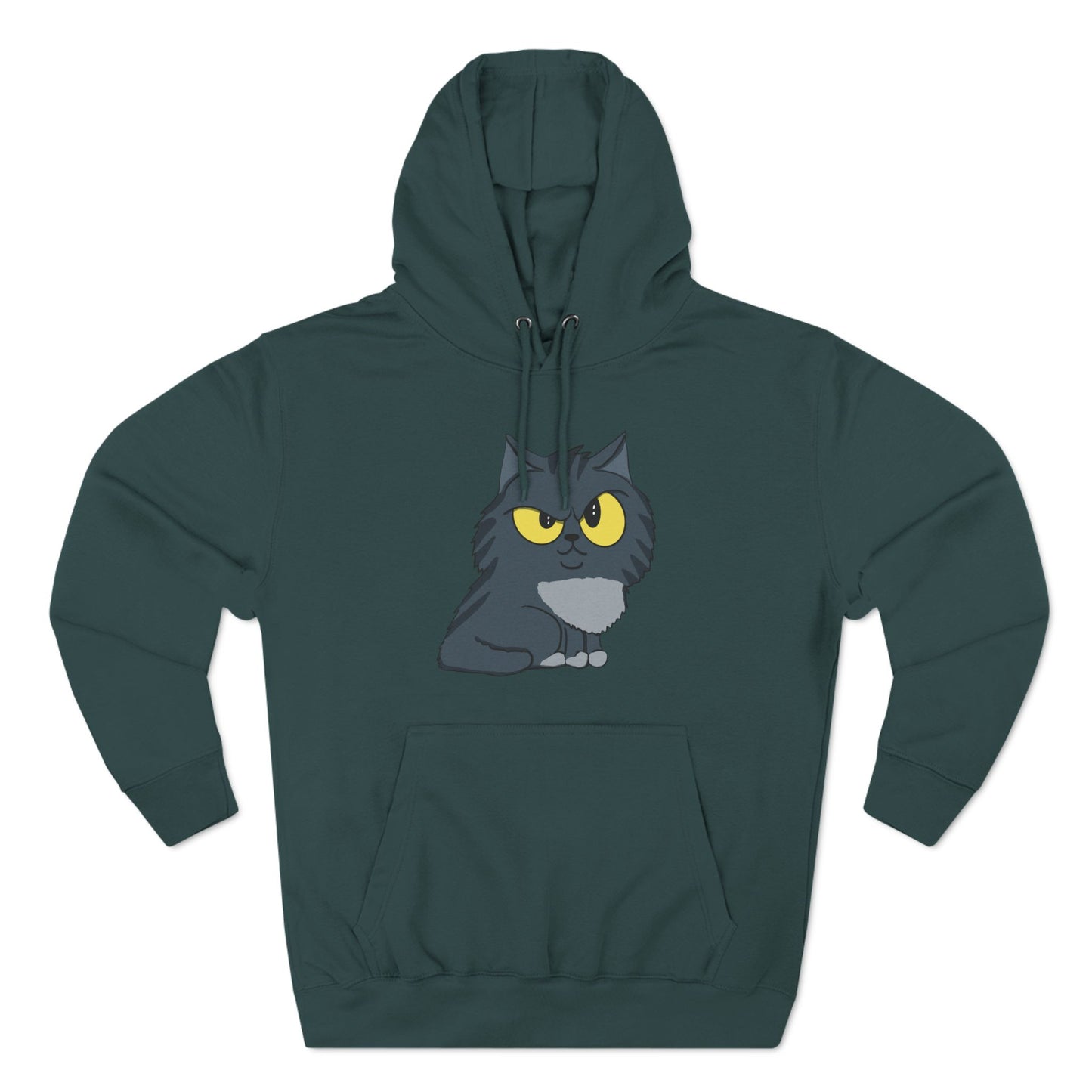 Sus Cat - Three-Panel Fleece Hoodie - Great Gift for Cat Lovers