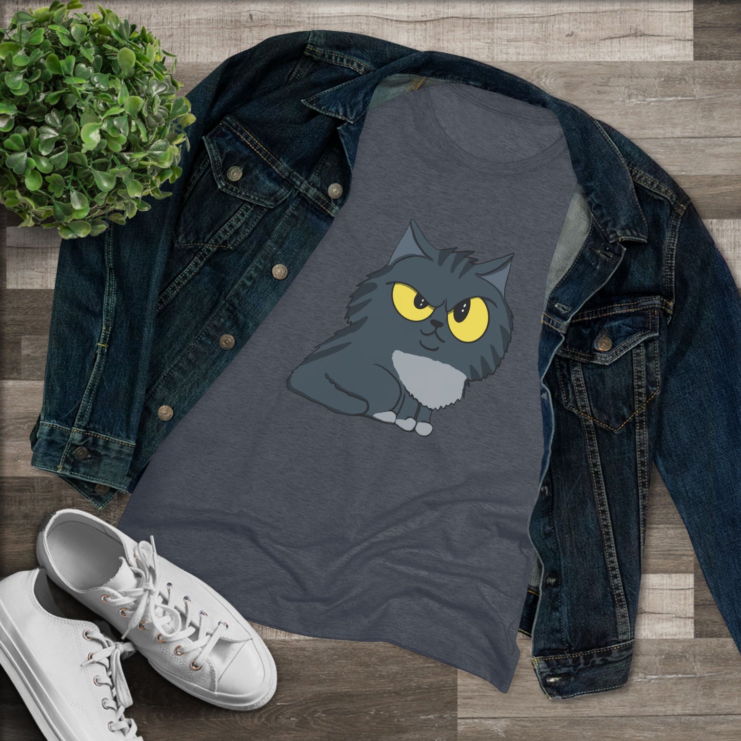 Sus Cat - Women's Triblend Tee - Great Gift for Cat Lovers