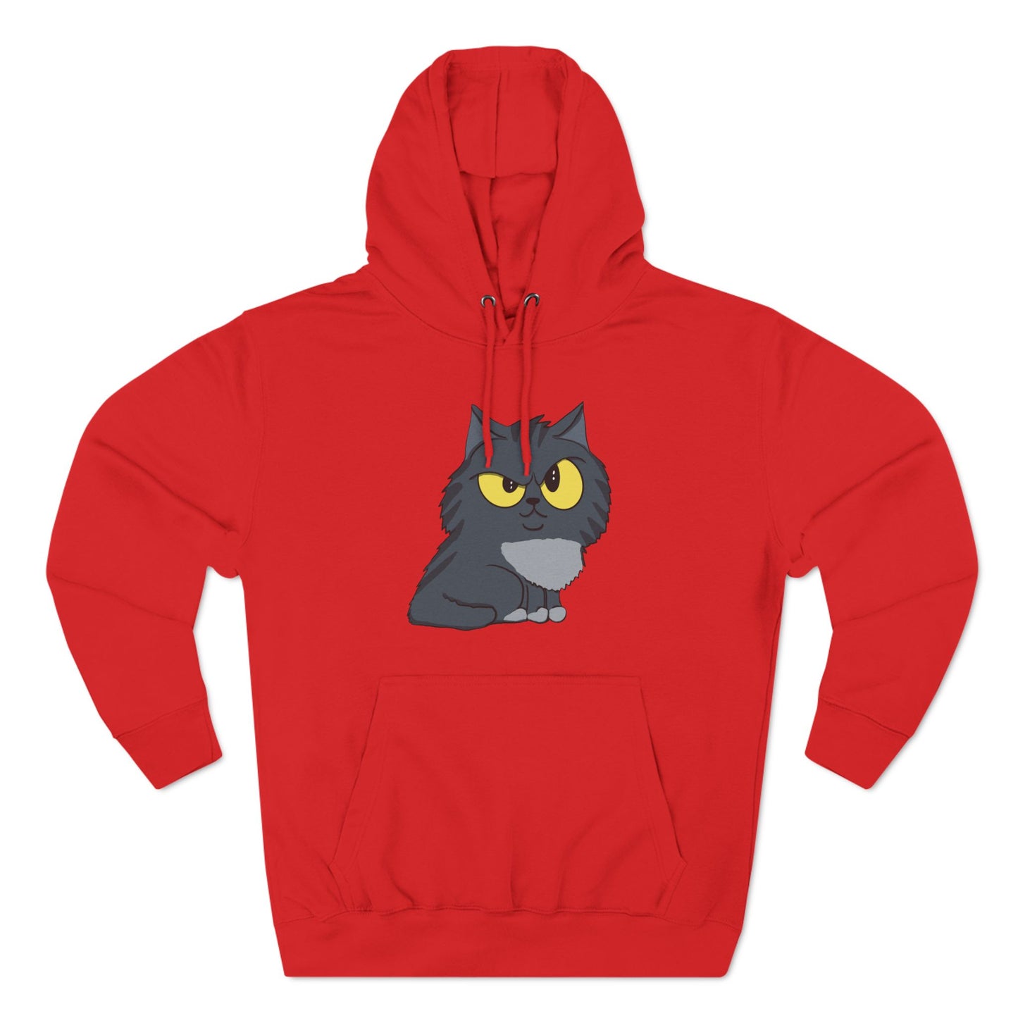 Sus Cat - Three-Panel Fleece Hoodie - Great Gift for Cat Lovers