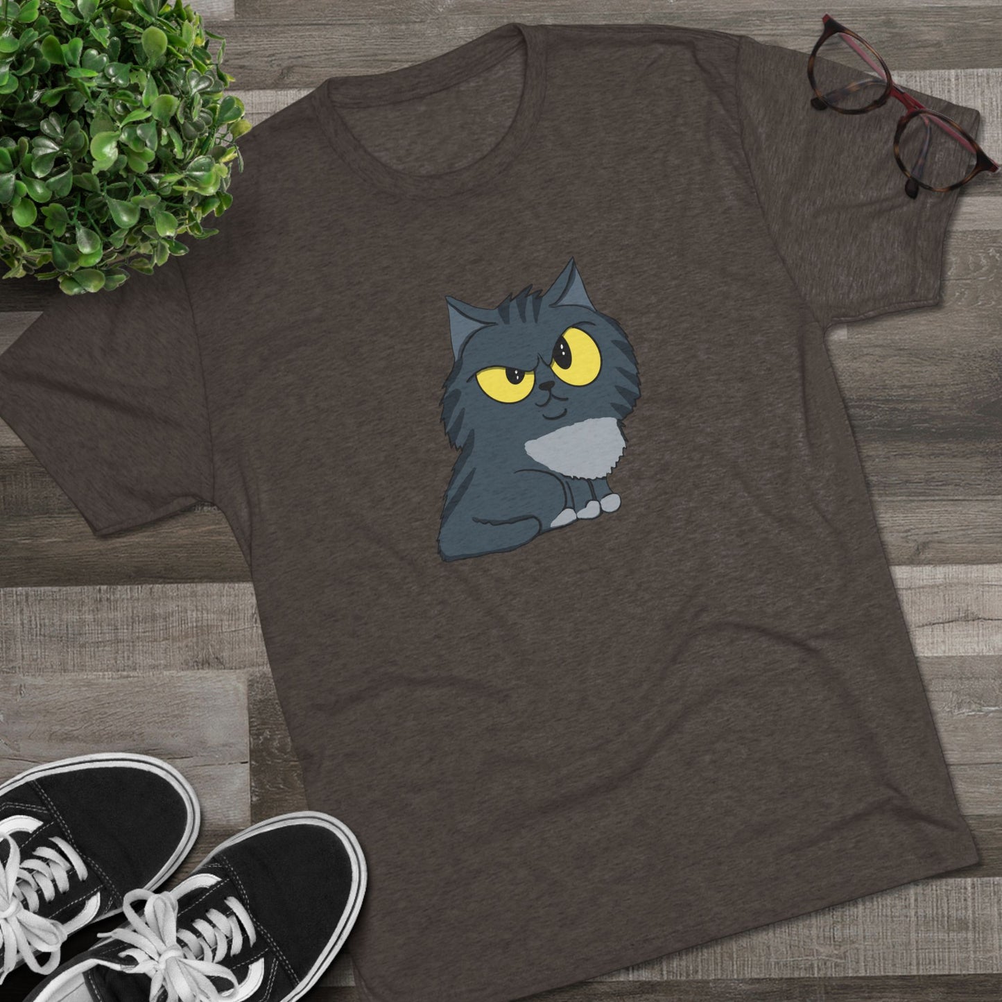 Sus Cat - Men's Triblend Tee - Great Gift for Cat Lovers