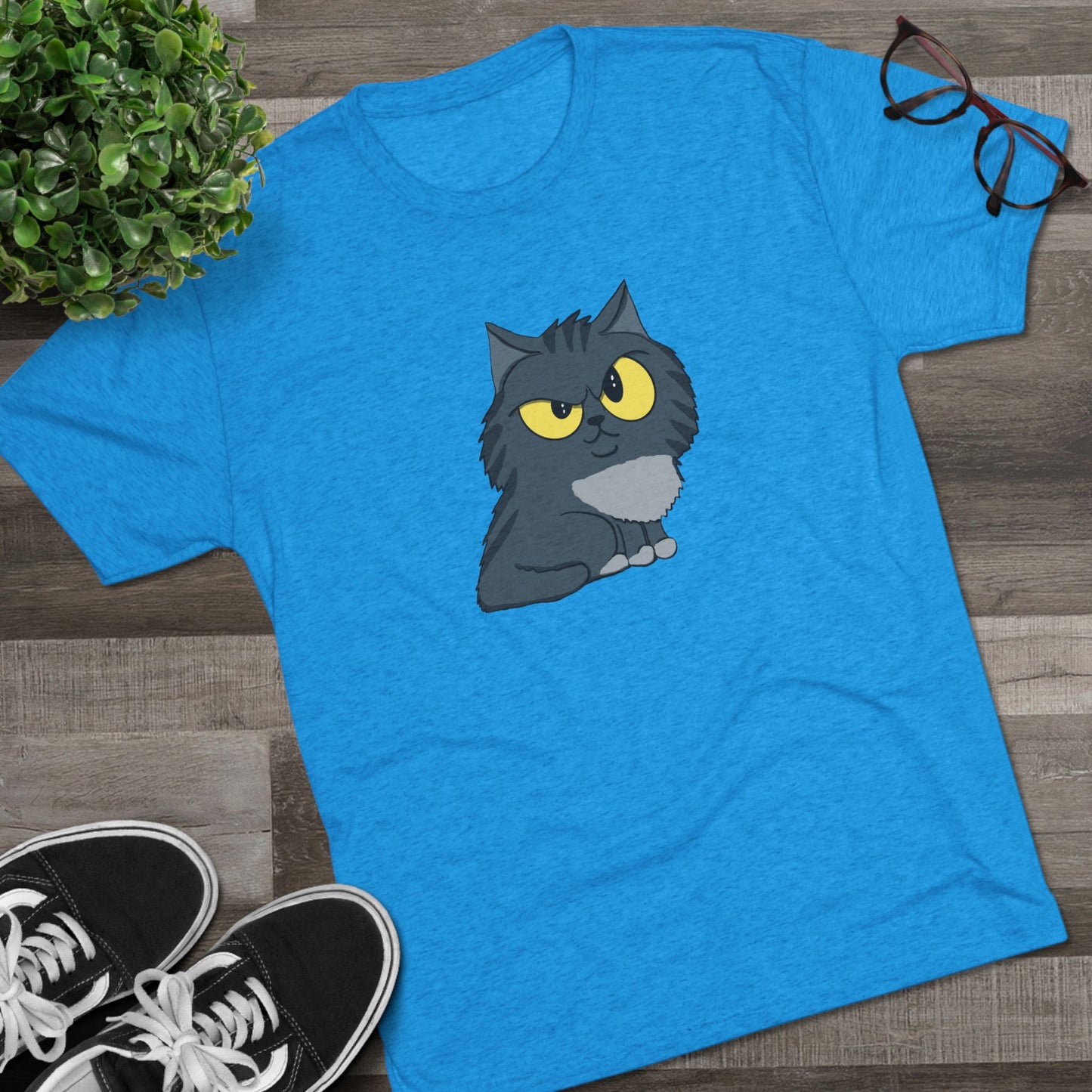 Sus Cat - Men's Triblend Tee - Great Gift for Cat Lovers