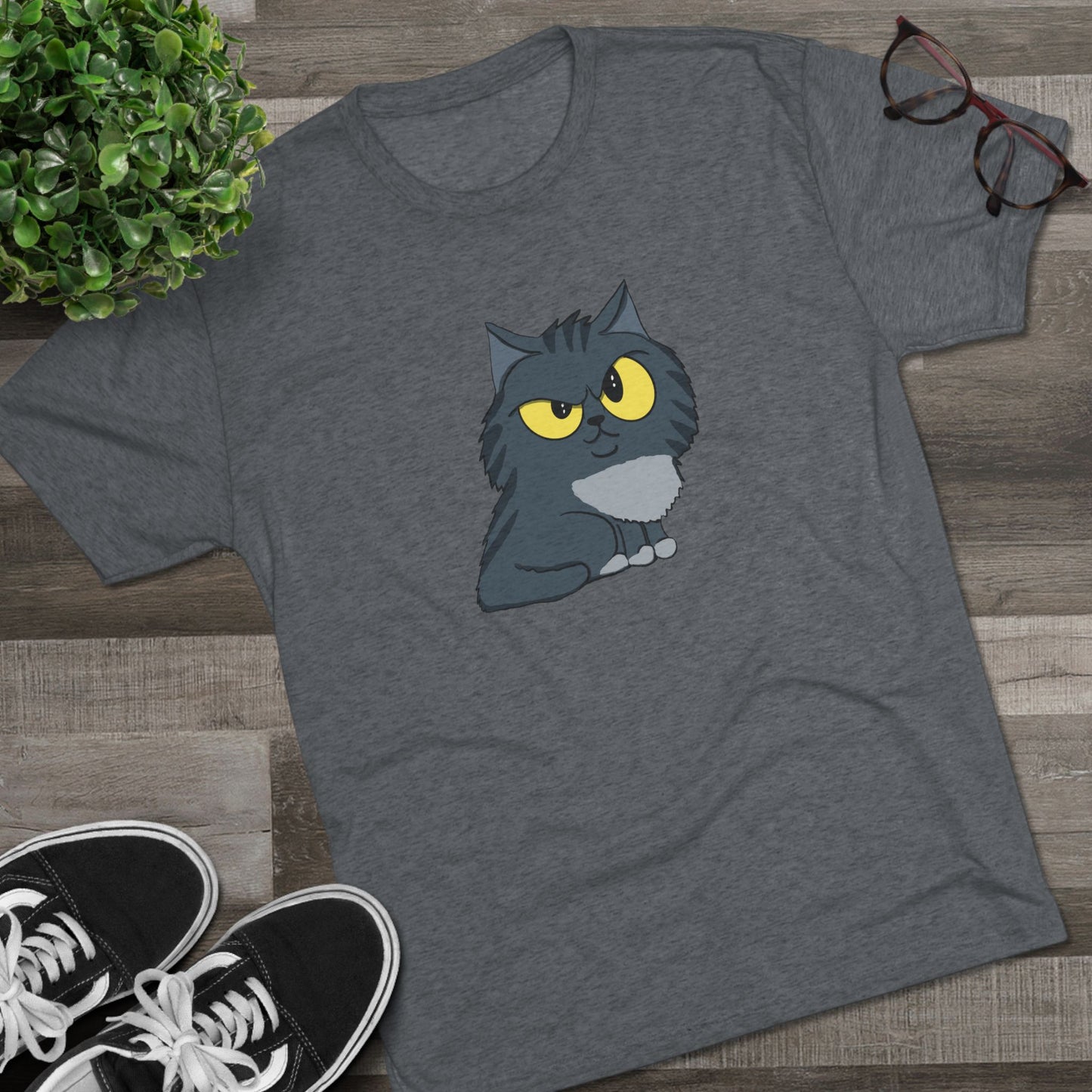 Sus Cat - Men's Triblend Tee - Great Gift for Cat Lovers