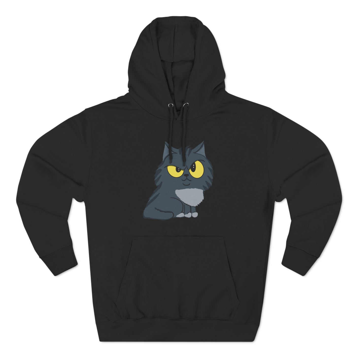 Sus Cat - Three-Panel Fleece Hoodie - Great Gift for Cat Lovers