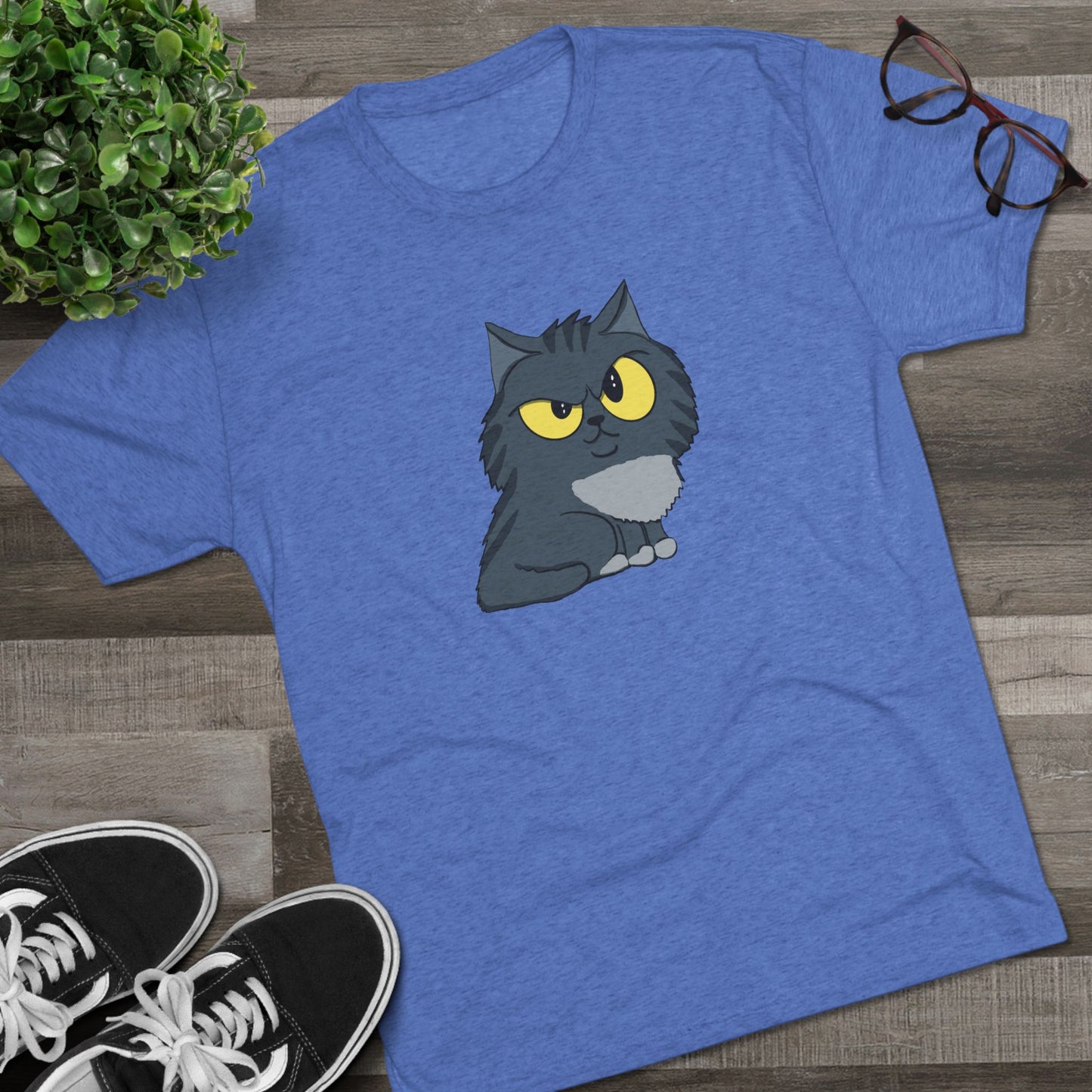 Sus Cat - Men's Triblend Tee - Great Gift for Cat Lovers