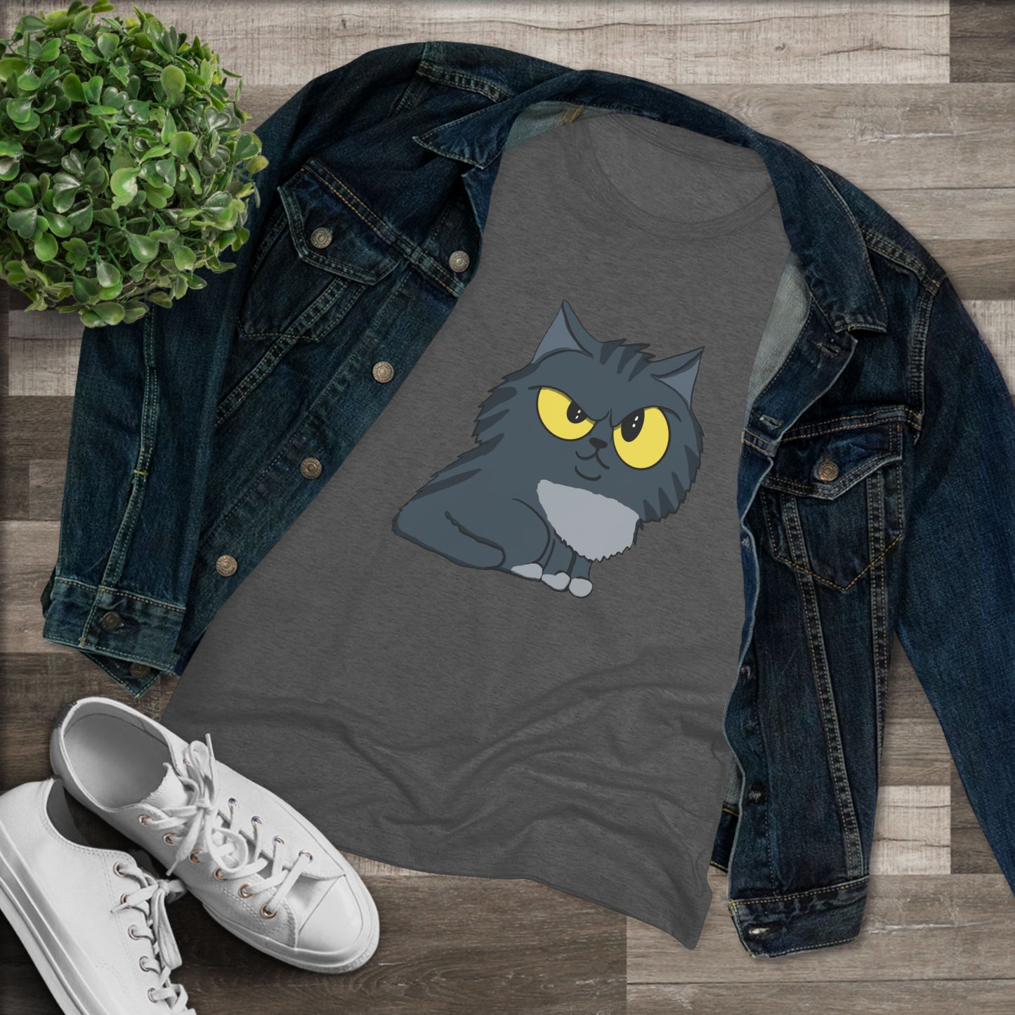 Sus Cat - Women's Triblend Tee - Great Gift for Cat Lovers