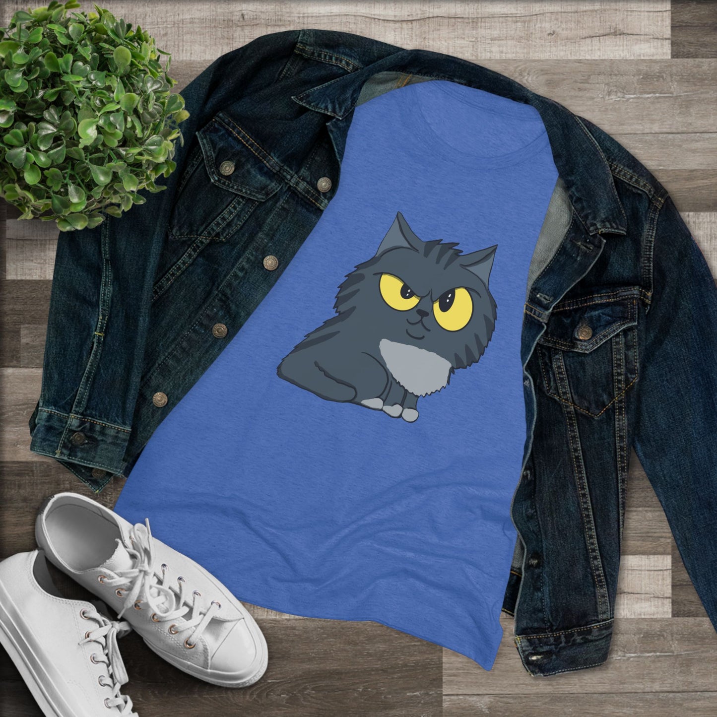 Sus Cat - Women's Triblend Tee - Great Gift for Cat Lovers