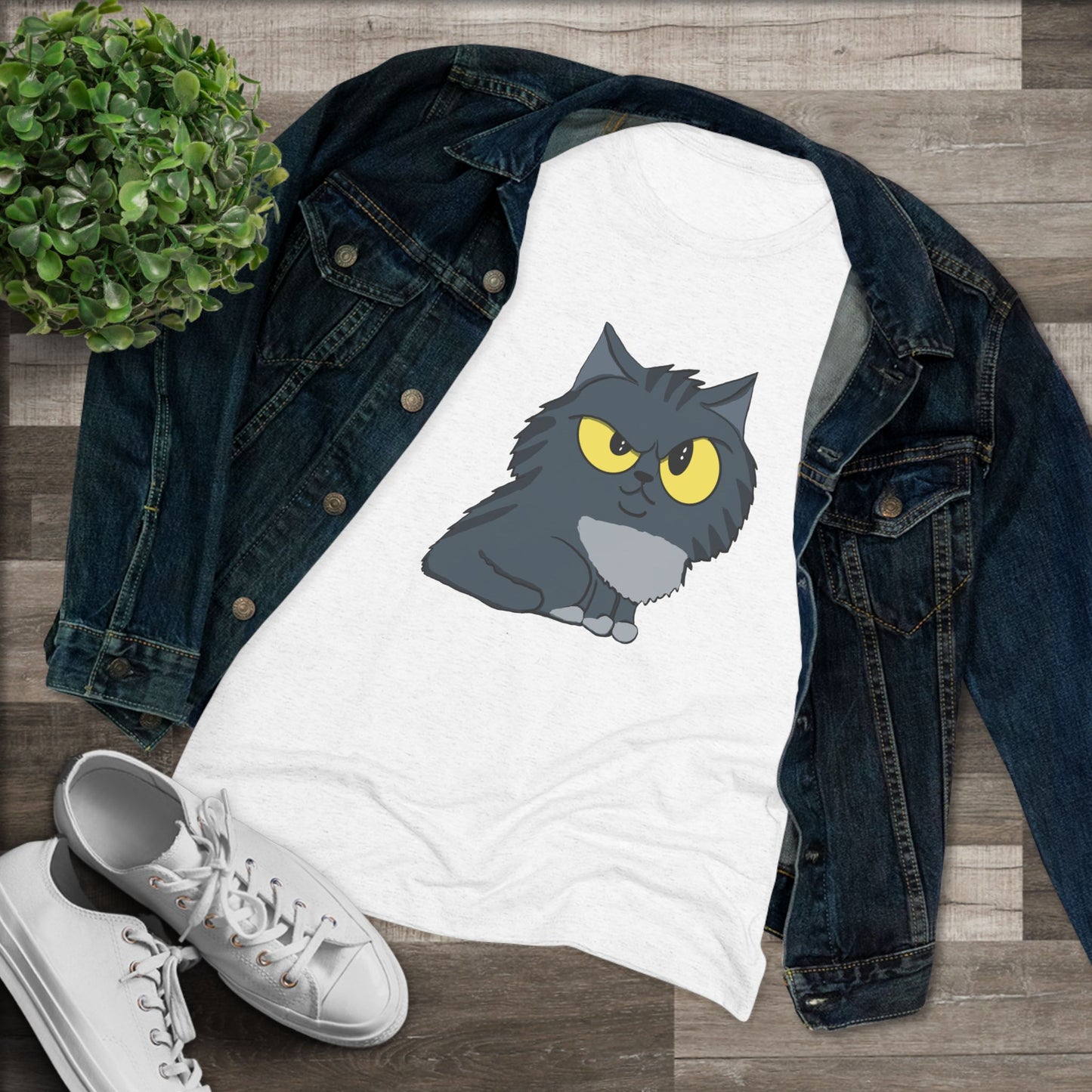 Sus Cat - Women's Triblend Tee - Great Gift for Cat Lovers