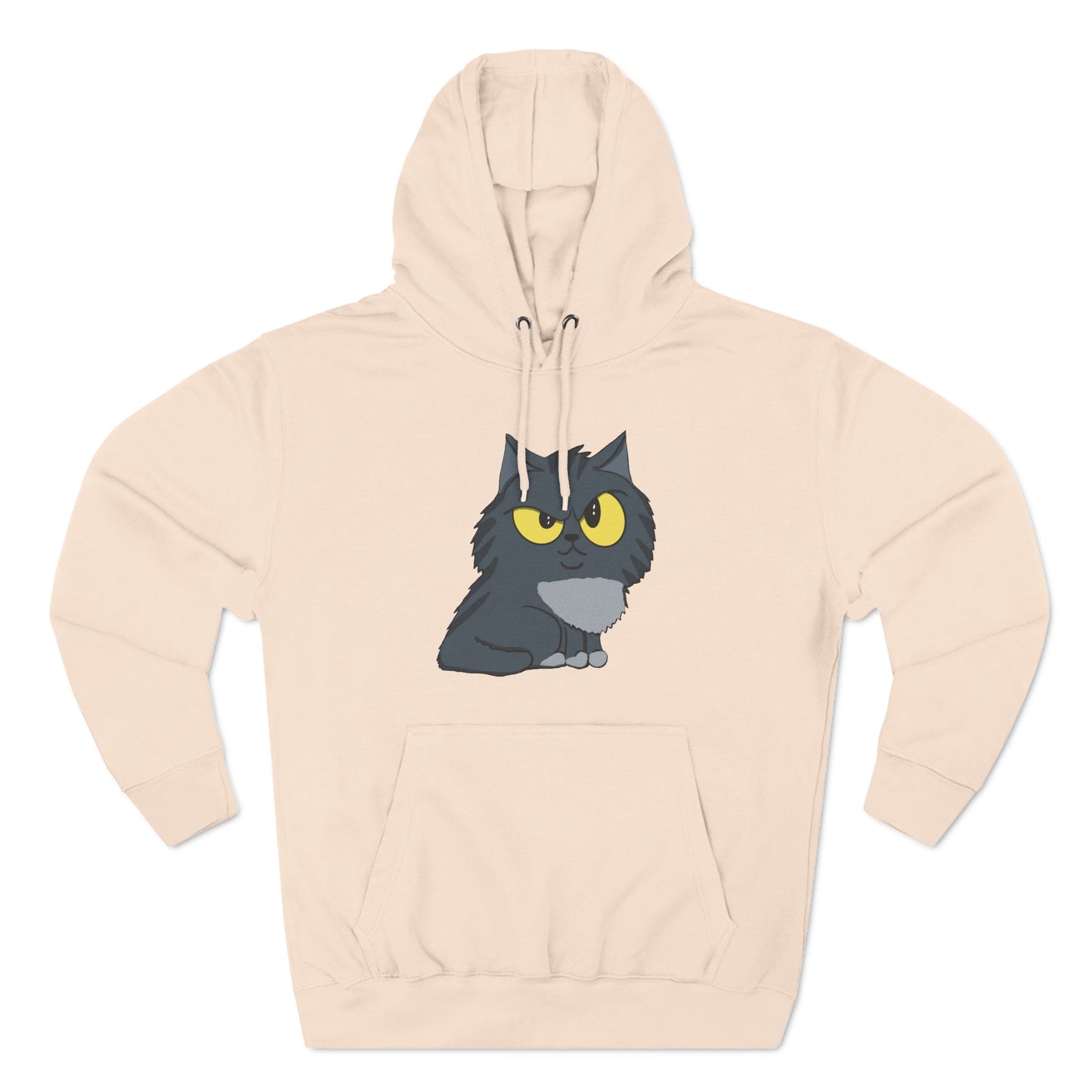 Sus Cat - Three-Panel Fleece Hoodie - Great Gift for Cat Lovers