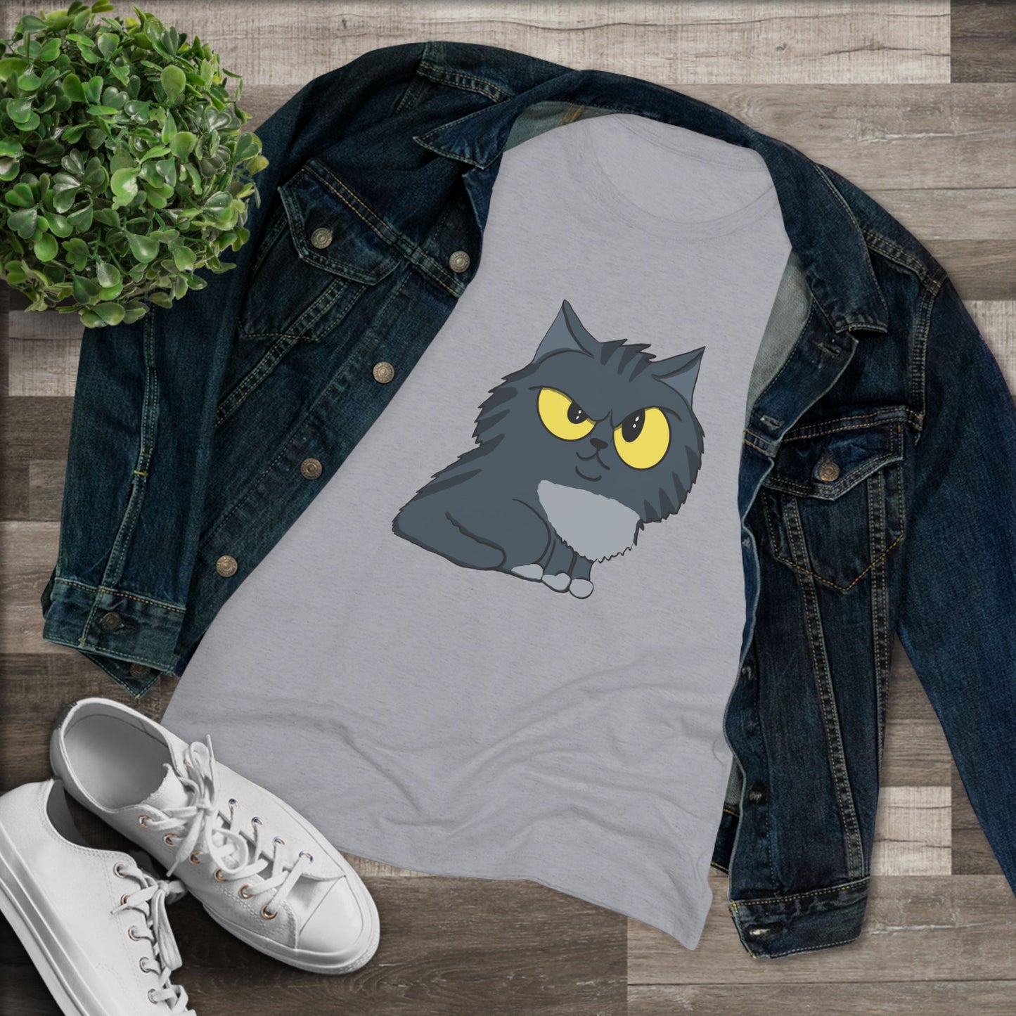 Sus Cat - Women's Triblend Tee - Great Gift for Cat Lovers